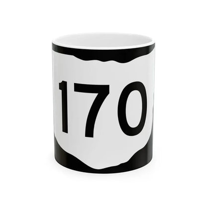 OH-170 (Ohio) (Road Sign) White Coffee Mug 11oz - Go Mug Yourself