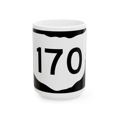 OH-170 (Ohio) (Road Sign) White Coffee Mug 15oz - Go Mug Yourself