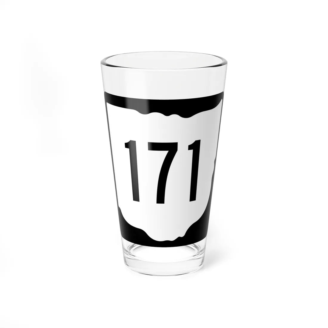 OH-171 1967 (Ohio) (Road Sign) Pint Glss 16oz 16oz - Go Mug Yourself
