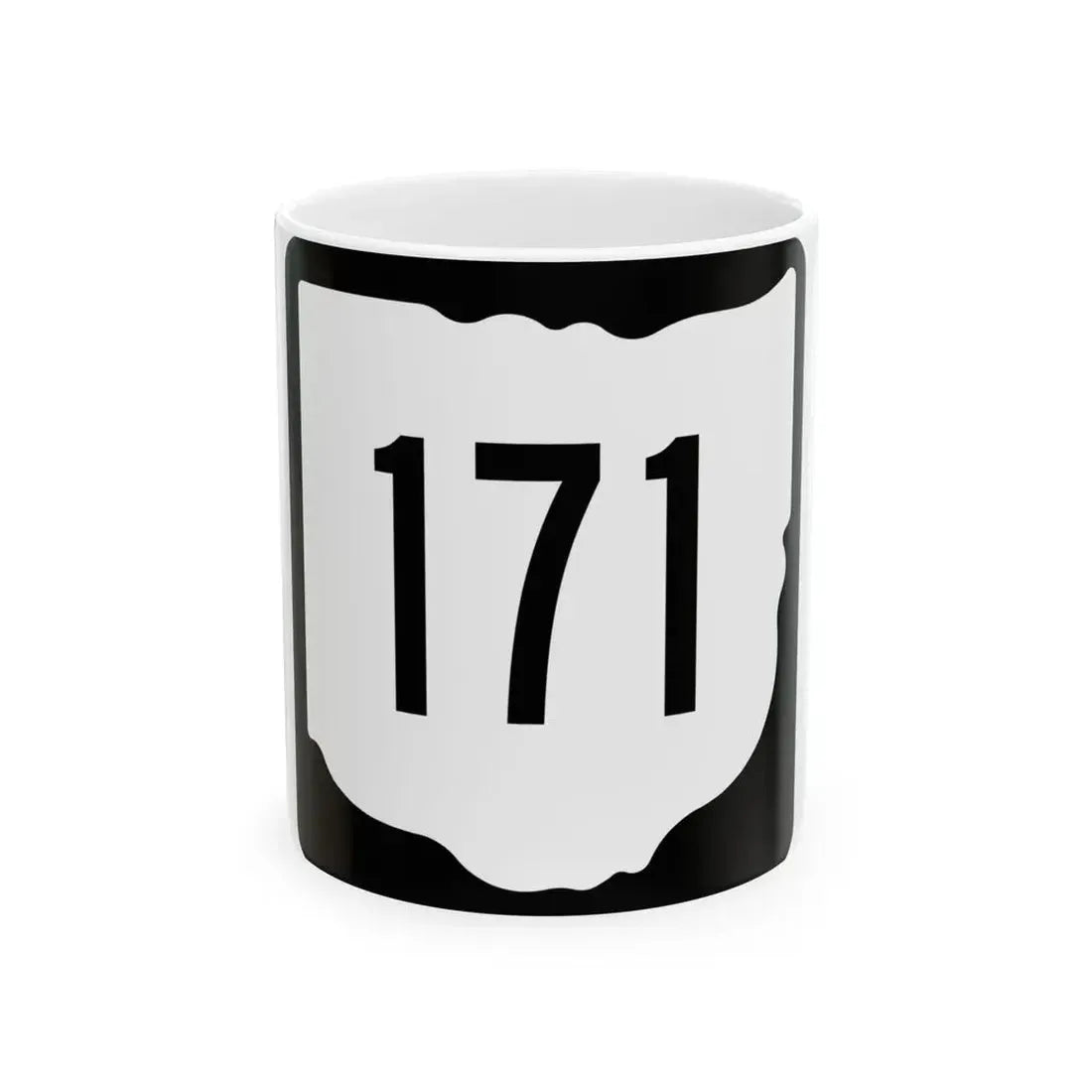OH-171 1967 (Ohio) (Road Sign) White Coffee Mug 11oz - Go Mug Yourself
