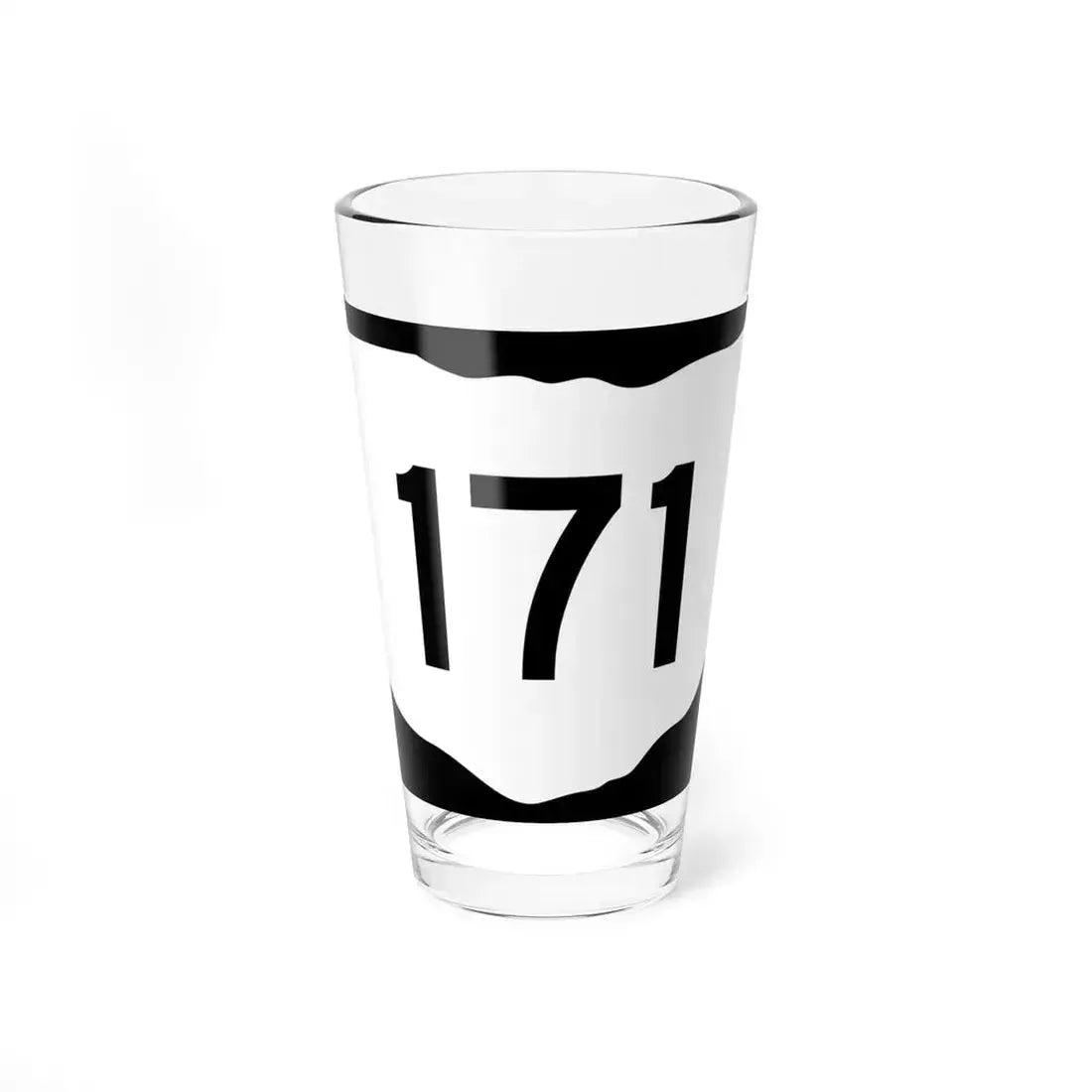 OH-171 (Ohio) (Road Sign) Pint Glass 16oz 16oz - Go Mug Yourself