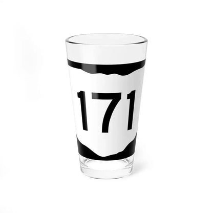 OH-171 (Ohio) (Road Sign) Pint Glass 16oz 16oz - Go Mug Yourself