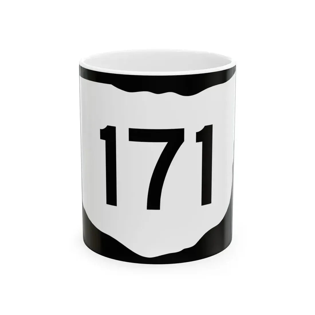 OH-171 (Ohio) (Road Sign) White Coffee Mug 11oz - Go Mug Yourself