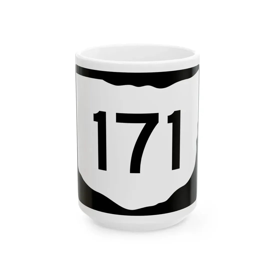 OH-171 (Ohio) (Road Sign) White Coffee Mug 15oz - Go Mug Yourself
