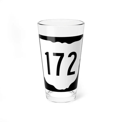 OH-172 1967 (Ohio) (Road Sign) Pint Glass 16oz 16oz - Go Mug Yourself