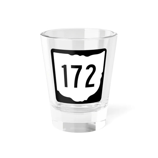 OH-172 1967 (Ohio) (Road Sign) Shot Glass 1.5oz 1.5oz - Go Mug Yourself