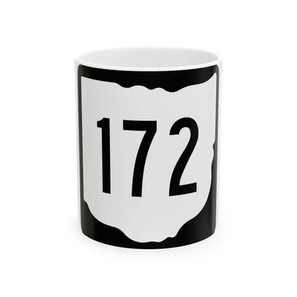OH-172 1967 (Ohio) (Road Sign) White Coffee Mug 11oz - Go Mug Yourself