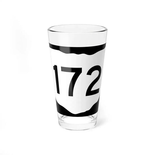 OH-172 (Ohio) (Road Sign) Pint Glass 16oz 16oz - Go Mug Yourself