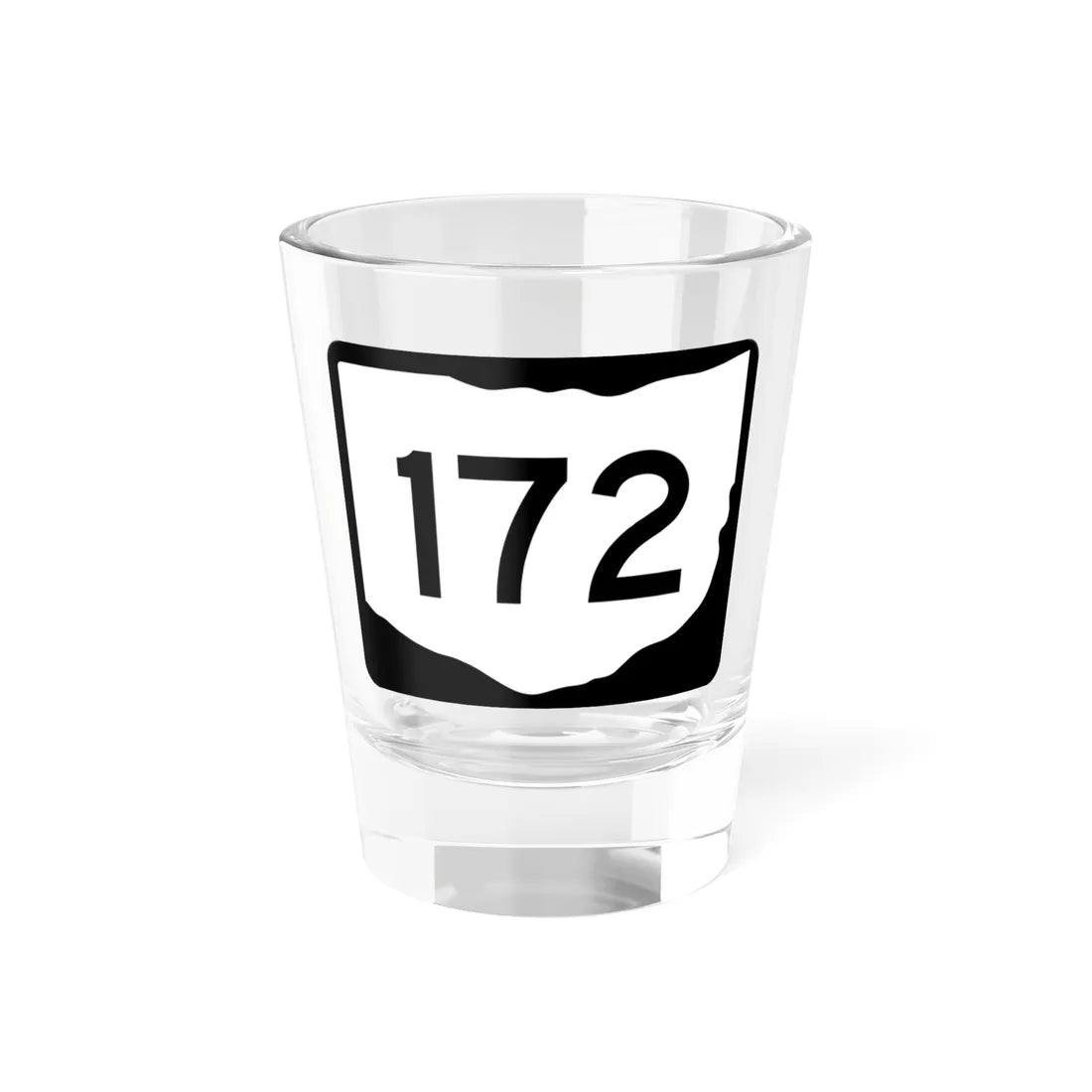OH-172 (Ohio) (Road Sign) Shot Glass 1.5oz 1.5oz - Go Mug Yourself