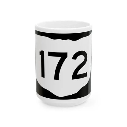 OH-172 (Ohio) (Road Sign) White Coffee Mug 15oz - Go Mug Yourself