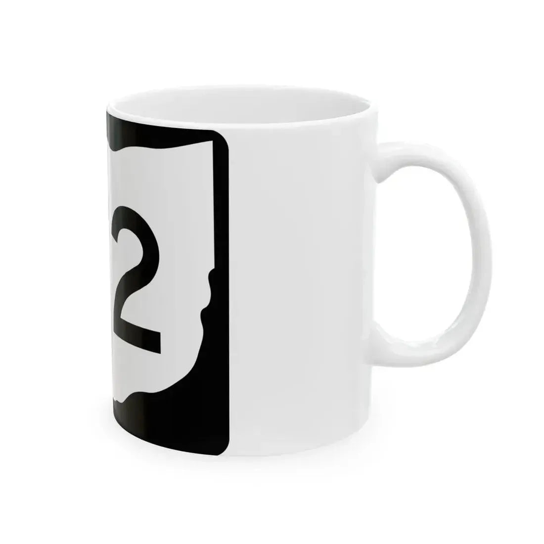 OH-172 (Ohio) (Road Sign) White Coffee Mug - Go Mug Yourself