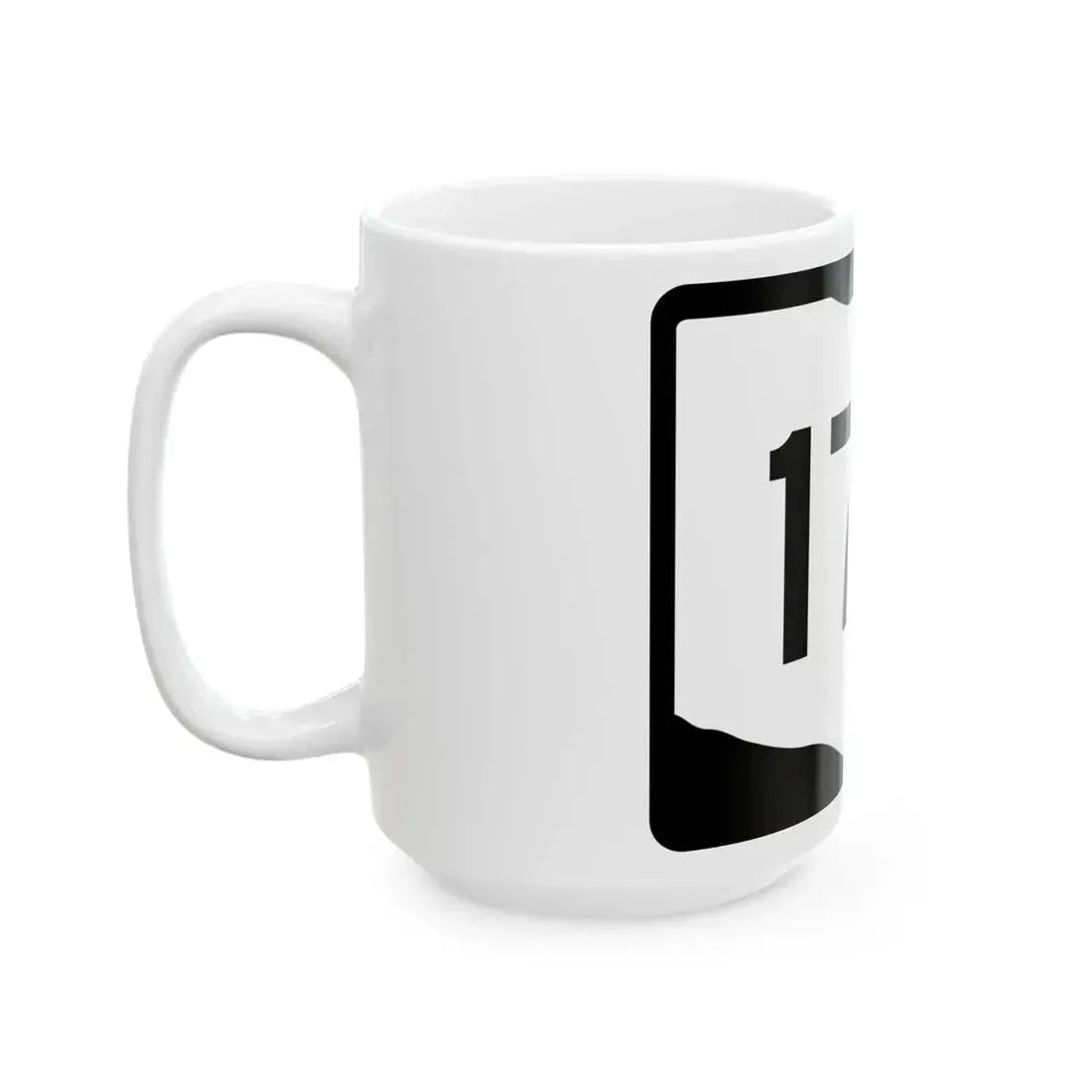 OH-172 (Ohio) (Road Sign) White Coffee Mug - Go Mug Yourself