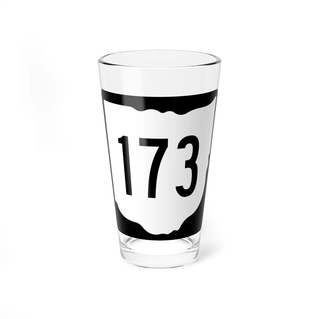 OH-173 1967 (Ohio) (Road Sign) Pint Glss 16oz 16oz - Go Mug Yourself