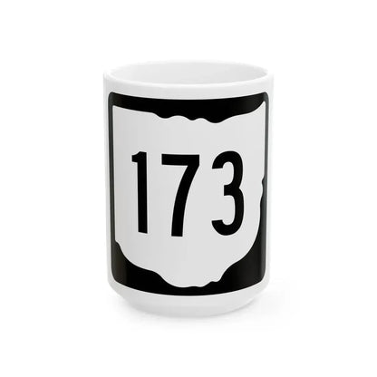 OH-173 1967 (Ohio) (Road Sign) White Coffee Mug 15oz - Go Mug Yourself