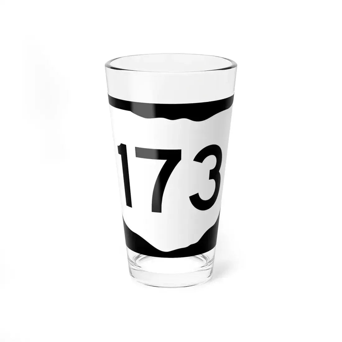 OH-173 (Ohio) (Road Sign) Pint Glass 16oz 16oz - Go Mug Yourself