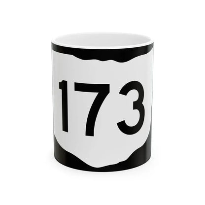 OH-173 (Ohio) (Road Sign) White Coffee Mug 11oz - Go Mug Yourself