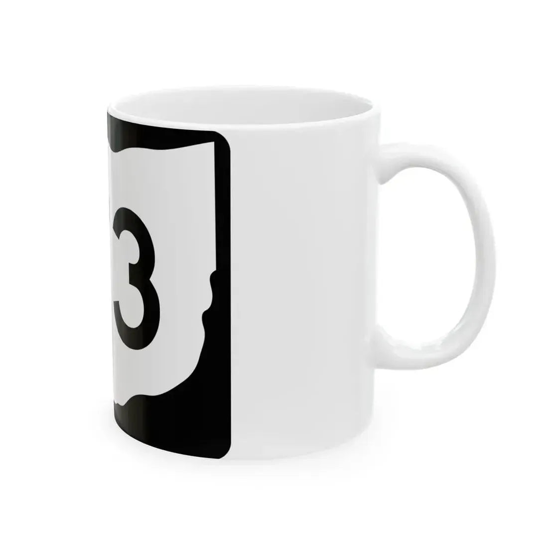 OH-173 (Ohio) (Road Sign) White Coffee Mug - Go Mug Yourself