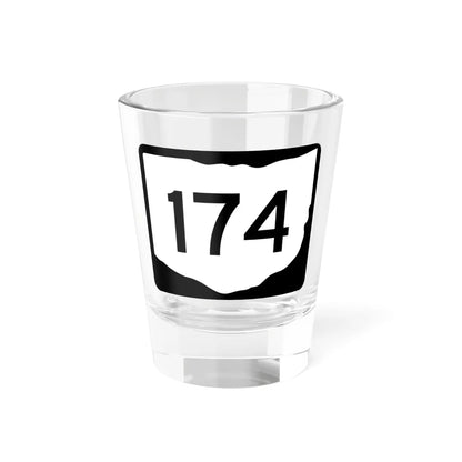 OH-174 (Ohio) (Road Sign) Shot Glass 1.5oz 1.5oz - Go Mug Yourself