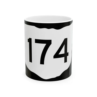 OH-174 (Ohio) (Road Sign) White Coffee Mug 11oz - Go Mug Yourself