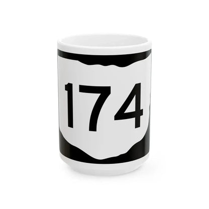 OH-174 (Ohio) (Road Sign) White Coffee Mug 15oz - Go Mug Yourself