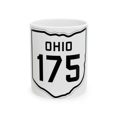 OH-175 1927 (Ohio) (Road Sign) White Coffee Mug 11oz - Go Mug Yourself