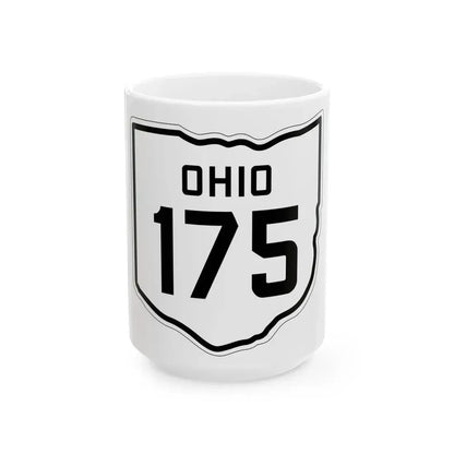 OH-175 1927 (Ohio) (Road Sign) White Coffee Mug 15oz - Go Mug Yourself