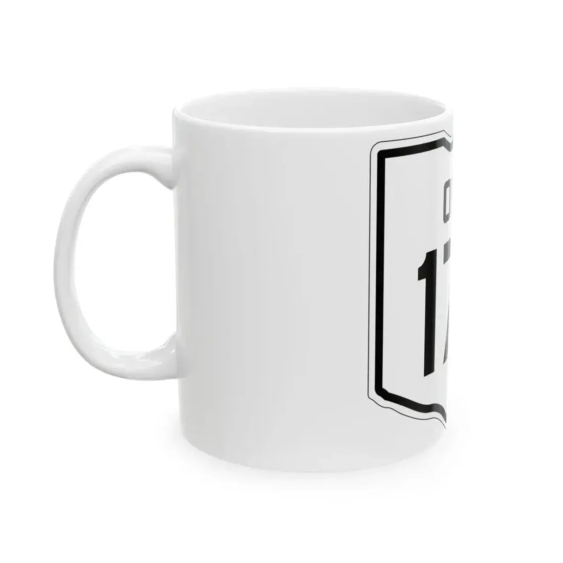 OH-175 1927 (Ohio) (Road Sign) White Coffee Mug - Go Mug Yourself