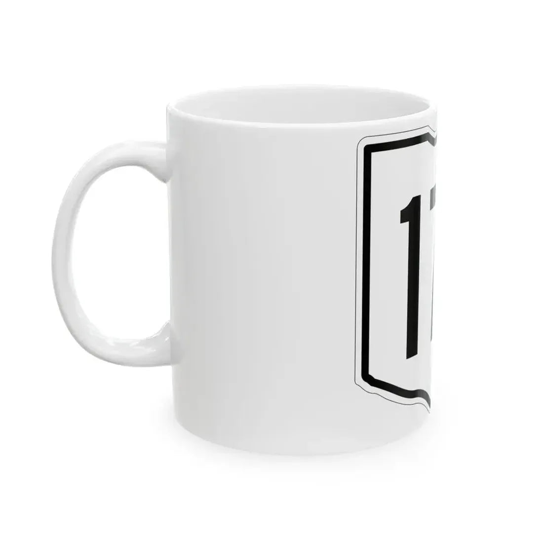 OH-175 1960 (Ohio) (Road Sign) White Coffee Mug - Go Mug Yourself