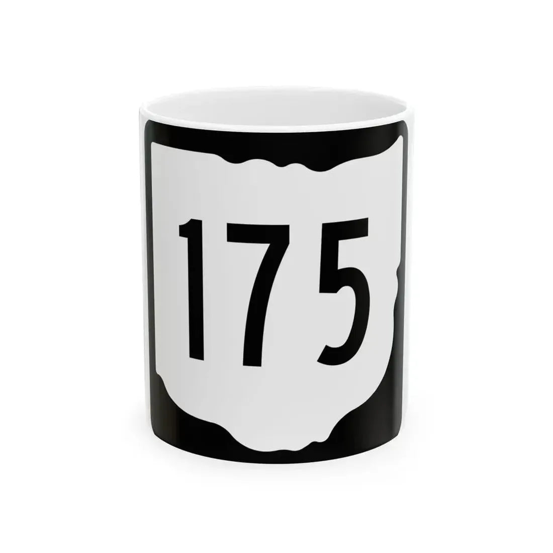 OH-175 1967 (Ohio) (Road Sign) White Coffee Mug 11oz - Go Mug Yourself