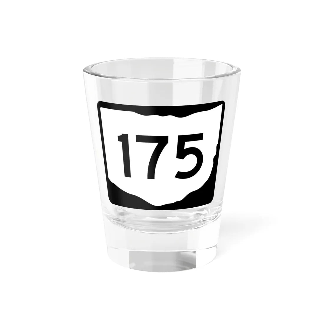 OH-175 (Ohio) (Road Sign) Shot Glass 1.5oz 1.5oz - Go Mug Yourself