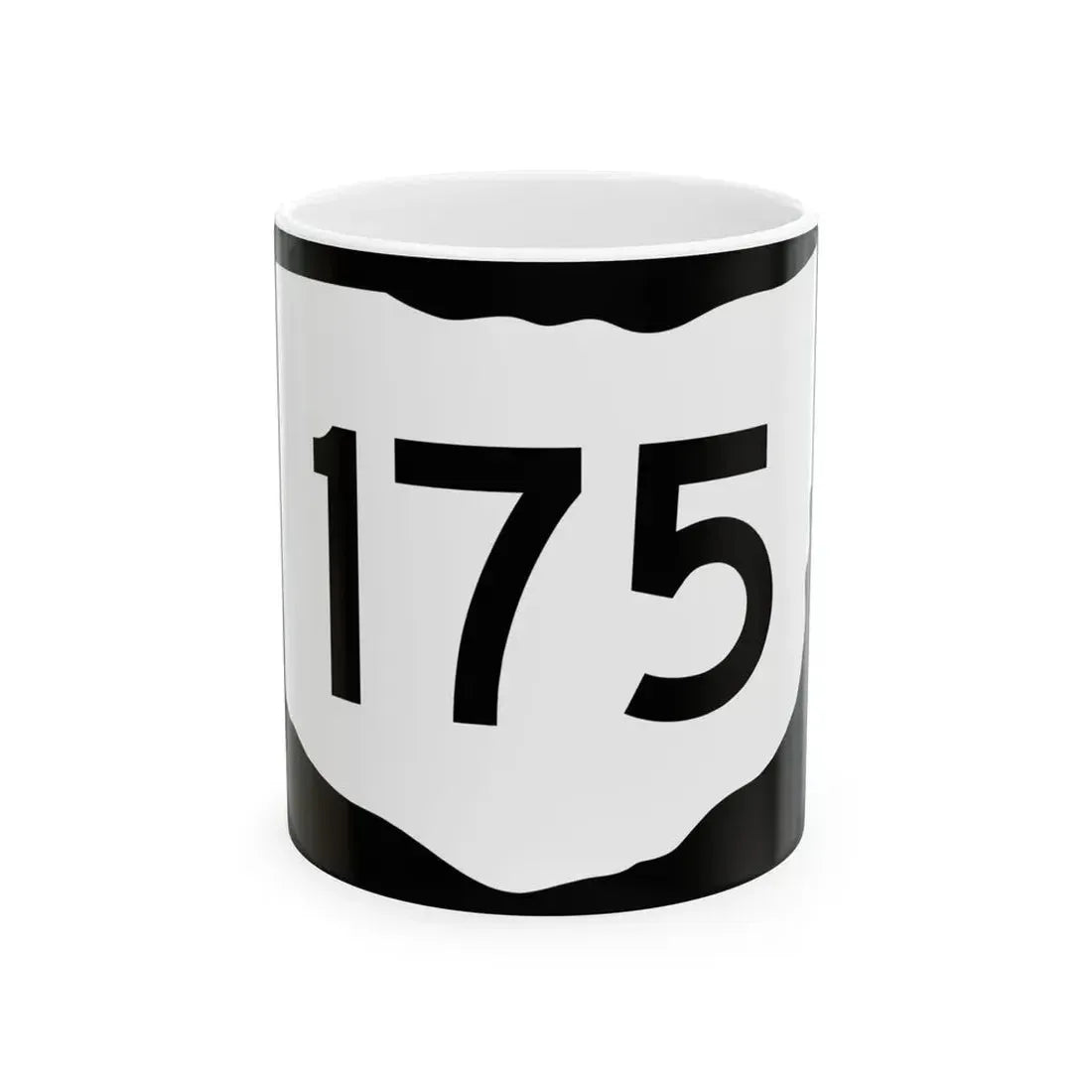 OH-175 (Ohio) (Road Sign) White Coffee Mug 11oz - Go Mug Yourself