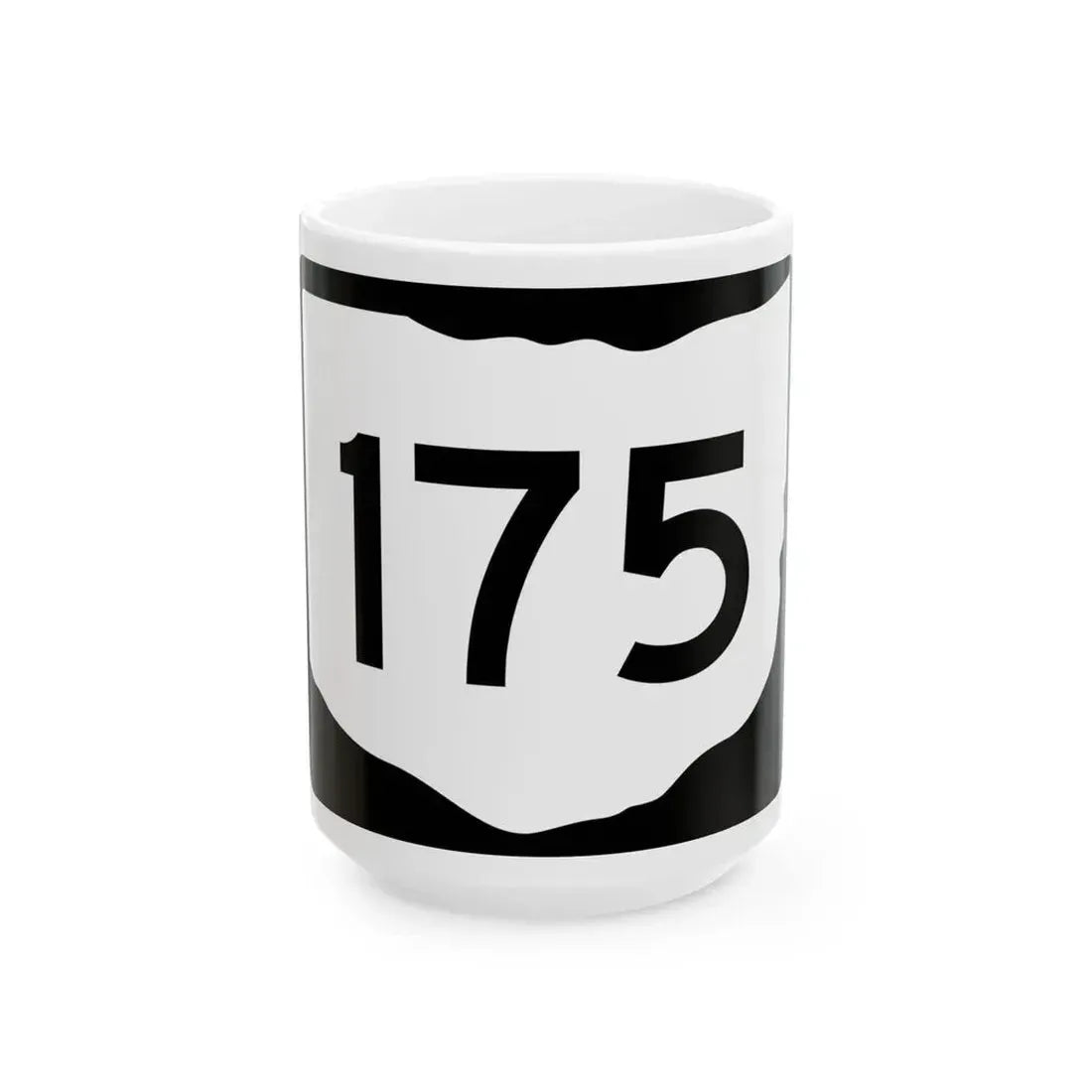 OH-175 (Ohio) (Road Sign) White Coffee Mug 15oz - Go Mug Yourself