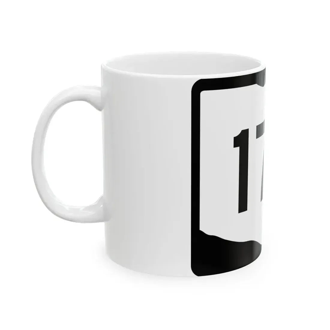 OH-175 (Ohio) (Road Sign) White Coffee Mug - Go Mug Yourself
