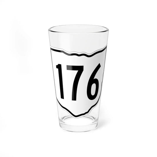 OH-176 1960 (Ohio) (Road Sign) Pint Glass 16oz 16oz - Go Mug Yourself