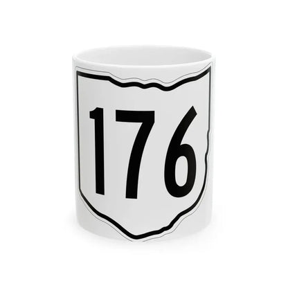 OH-176 1960 (Ohio) (Road Sign) White Coffee Mug 11oz - Go Mug Yourself