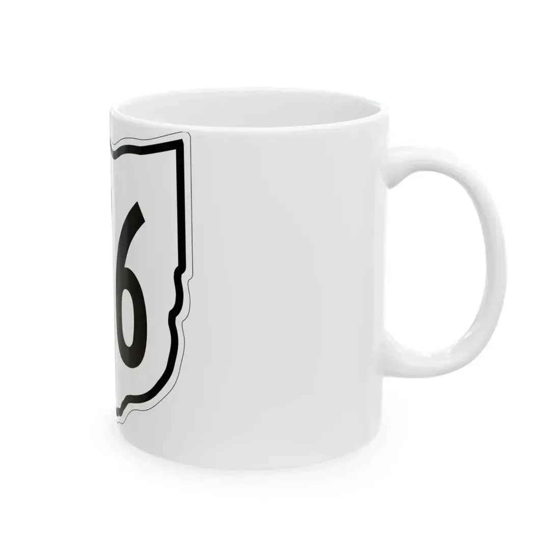 OH-176 1960 (Ohio) (Road Sign) White Coffee Mug - Go Mug Yourself