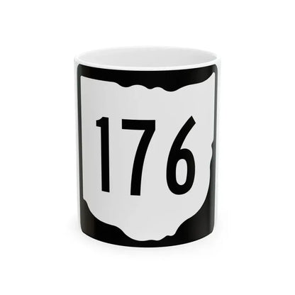 OH-176 1967 (Ohio) (Road Sign) White Coffee Mug 11oz - Go Mug Yourself