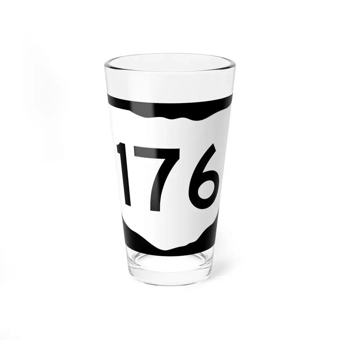 OH-176 (Ohio) (Road Sign) Pint Glass 16oz 16oz - Go Mug Yourself