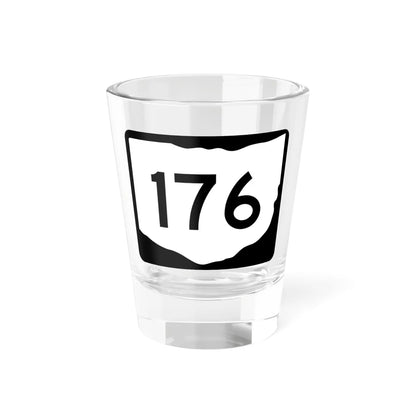 OH-176 (Ohio) (Road Sign) Shot Glass 1.5oz 1.5oz - Go Mug Yourself
