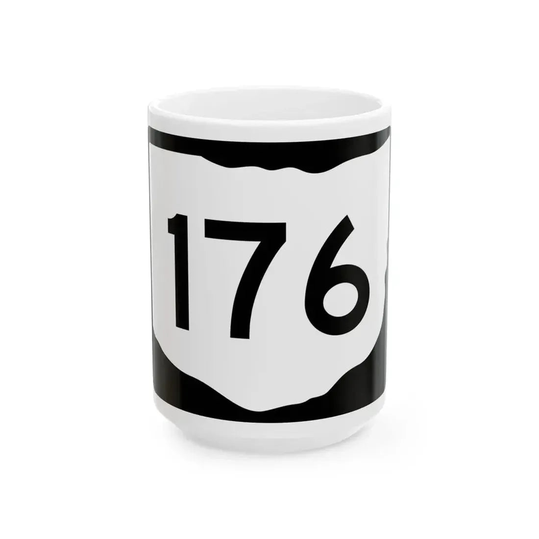 OH-176 (Ohio) (Road Sign) White Coffee Mug 15oz - Go Mug Yourself