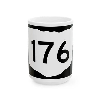 OH-176 (Ohio) (Road Sign) White Coffee Mug 15oz - Go Mug Yourself