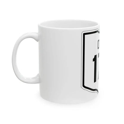 OH-177 1927 (Ohio) (Road Sign) White Coffee Mug - Go Mug Yourself