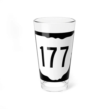 OH-177 1967 (Ohio) (Road Sign) Pint Glass 16oz 16oz - Go Mug Yourself