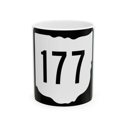OH-177 1967 (Ohio) (Road Sign) White Coffee Mug 11oz - Go Mug Yourself