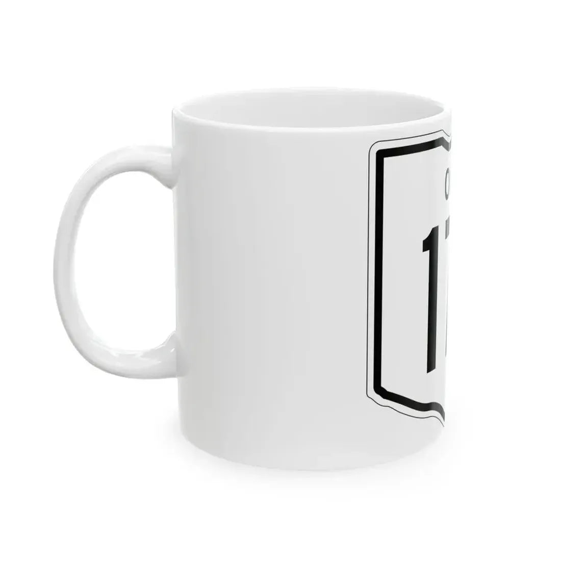 OH-178 1948 (Ohio) (Road Sign) White Coffee Mug - Go Mug Yourself