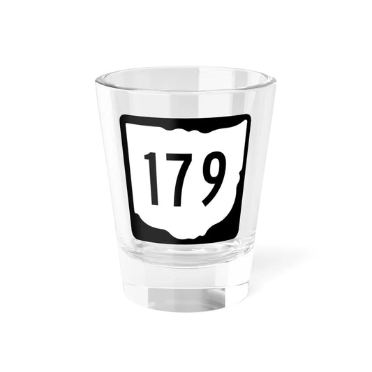 OH-179 1967 (Ohio) (Road Sign) Shot Glass 1.5oz 1.5oz - Go Mug Yourself