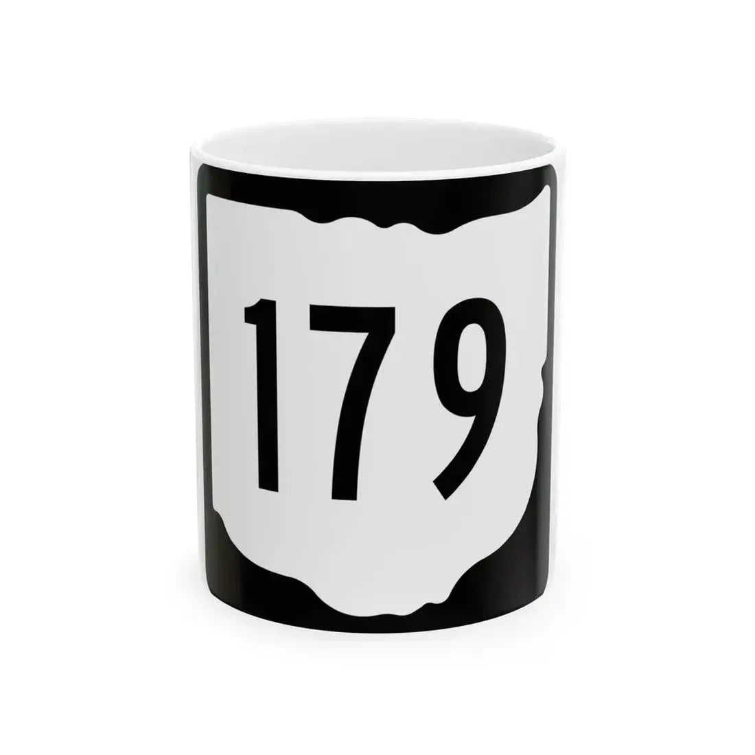 OH-179 1967 (Ohio) (Road Sign) White Coffee Mug 11oz - Go Mug Yourself