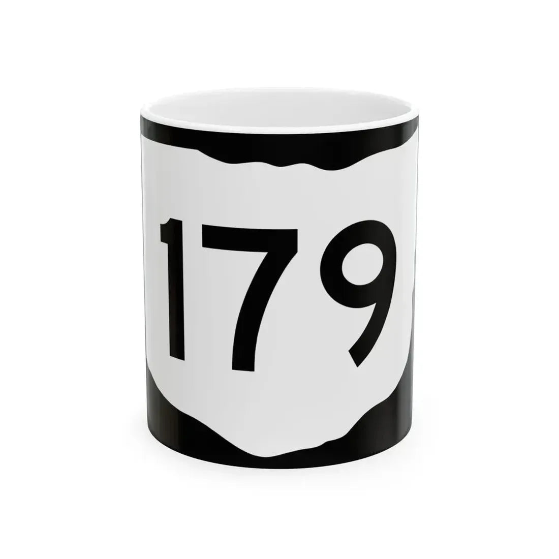 OH-179 (Ohio) (Road Sign) White Coffee Mug 11oz - Go Mug Yourself