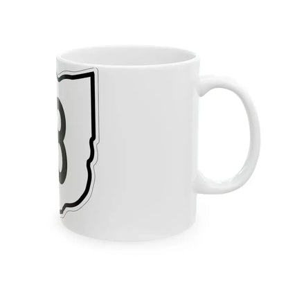 OH-18 1960 (Ohio) (Road Sign) White Coffee Mug - Go Mug Yourself