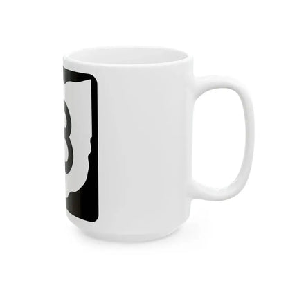 OH-18 (Ohio) (Road Sign) White Coffee Mug - Go Mug Yourself